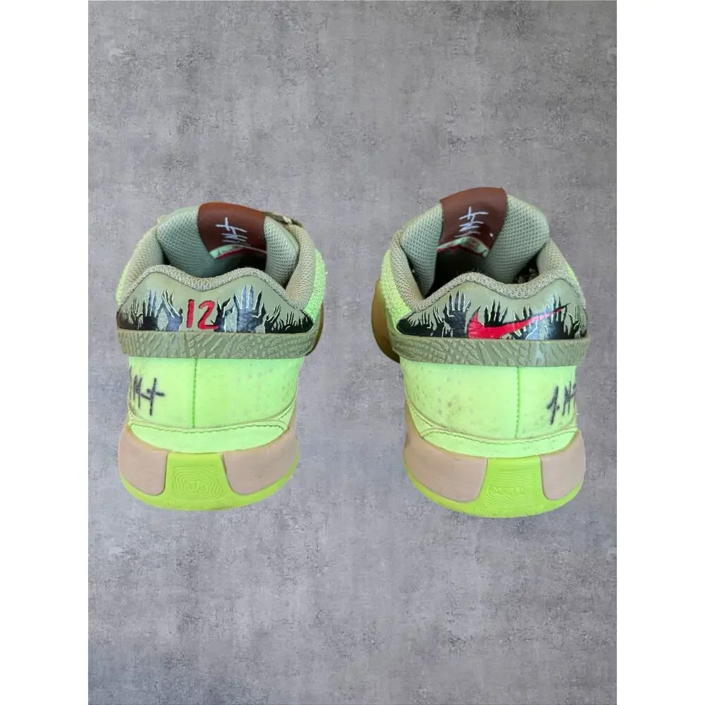 Nike Ja 1 Halloween Zombie Lime Blast Green FV6097-300 Big Kids Size 5.5Y / W7